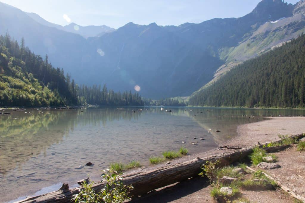The gorgeous Avalanche Lake in Glacier National Park