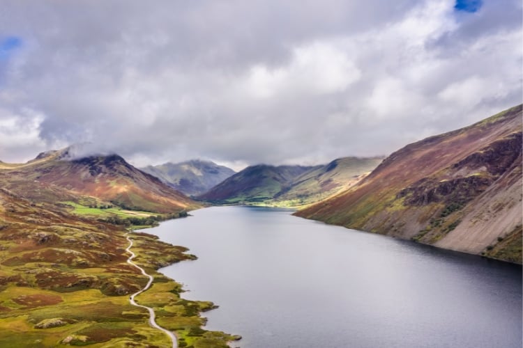 The Lake District in England is a great place for a UK winter road trip