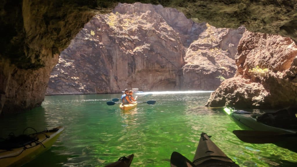 Kayaking on the Colorado River is a great tour to take on your Michigan to California road trip